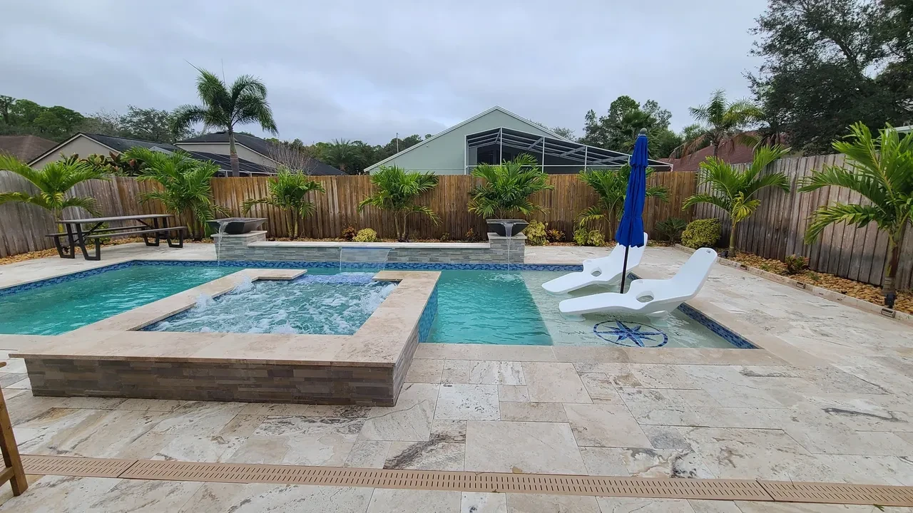 After: Full Pool Remodel — Tampa Bay Area