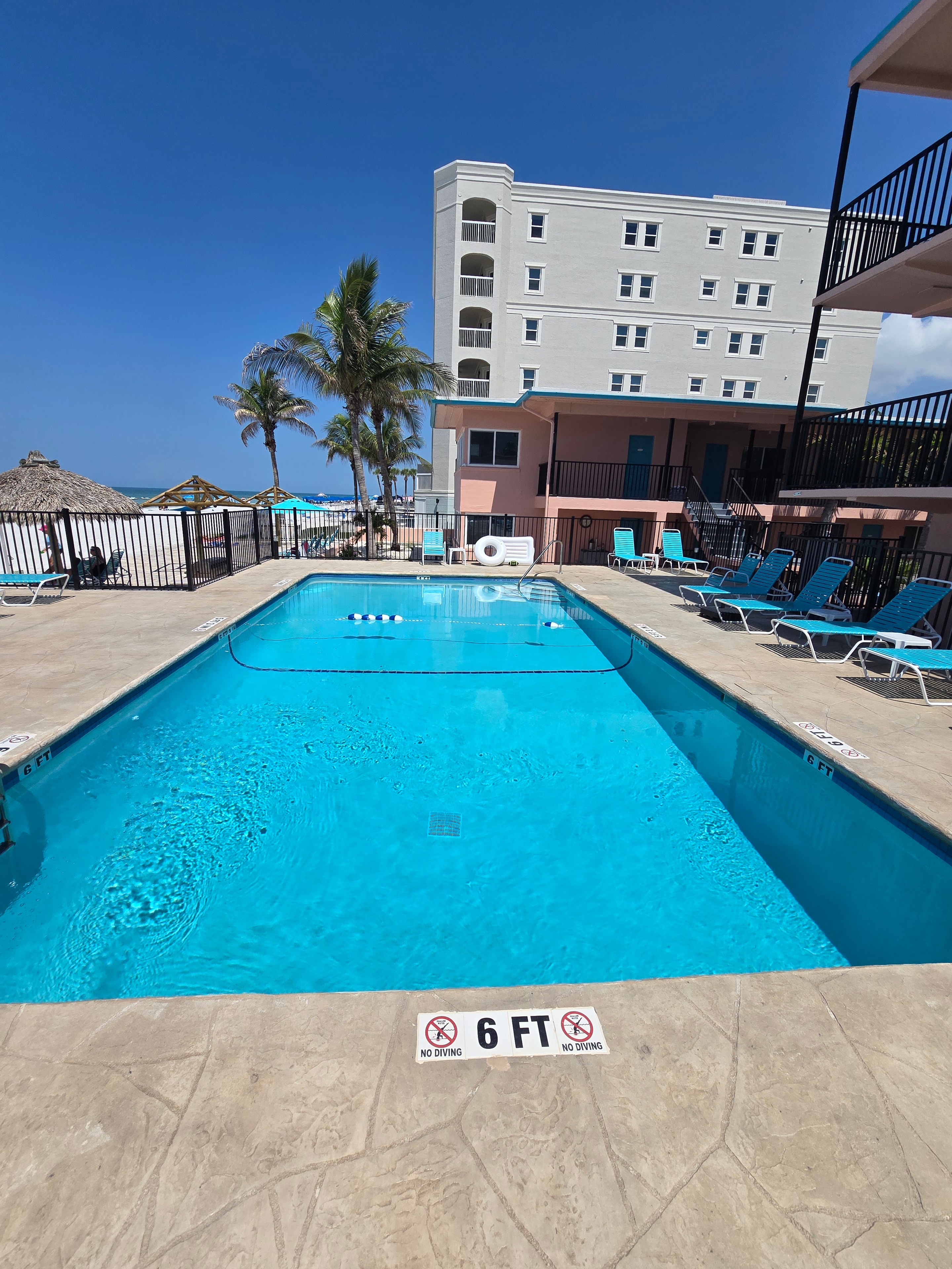 After: Commercial Pool — Storm Damage Restoration · Redington Beach, FL