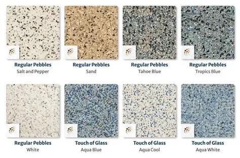 Stonescapes pool finish color chart